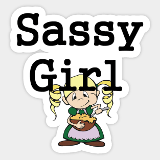 Sassy Girl Sticker